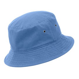 Utmost Bucket Hat 100% Cotton & Denim Lightweight Packable Outdoor Summer Beach Fishing Sun Hat(L/XL, 1pc Sky Blue)