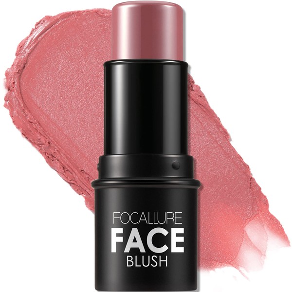 FOCALLURE FOCALLURE Cream Blush Makeup,Buildable Blush Stick for Cheeks,Matte and