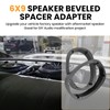 DALQUIS 2Pcs Universal 6x9 Inch Plastic Vehicle Speaker Spacer Ring