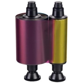 R3011 YMCKO Ribbon Compatible for Evolis Pebble Dualys 3 Securion Card Printers, 200 Images