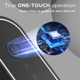 Canslab Turbo Rechargeable Can Opener - Professional Grade Blade, Auto-Stop, LED Battery Life Display, Wall-mountable, Side Cut Electric Can Opener for Smooth Edge, Hands-free Operation,USB-C Charging