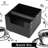 Espresso Knock Box, Stainless Steel Coffee Bag Container, With Steel