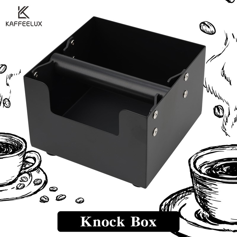 Espresso Knock Box, Stainless Steel Coffee Bag Container, With Steel