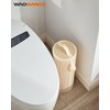 WAOHANAZ Bamboo Toilet Paper Storage Basket with Lid & Handle