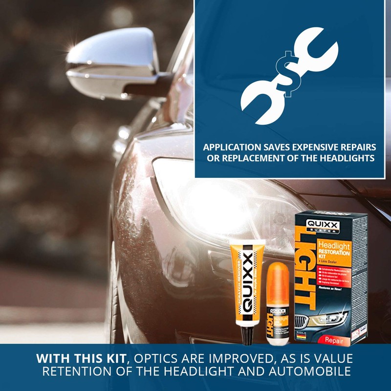 Quixx QHRK1 Headlight Restoration Kit