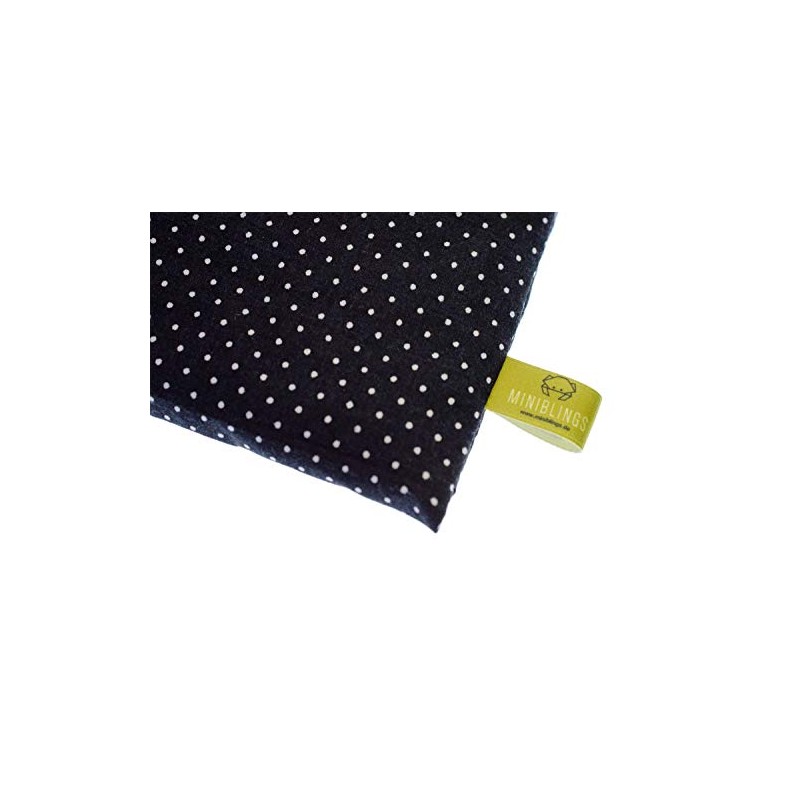 Miniblings Herbal Pillow Cold 22 x 18 cm Black White