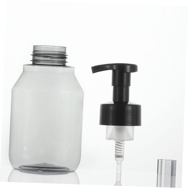WOONEKY 2pcs Pump Foaming Bottle Reusable Transparent Bubble Maker for
