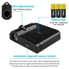 KHGUZ 2PCS American Flag Car Door Lights Logo Projector, LED Wireless Vehicle Door Welcome Courtesy Light, Patriotic Automotive Sensor Ghost Shadow Lamp, Universal for Most Cars (Black)