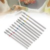 11pcs Nail Drill, Drill Bits for Nails, Nail Pieces for