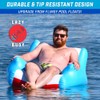GoFloats Lazy Buoy Floating Pool Lounge Chair with Cup Holders