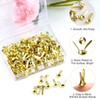 200 Pcs Split Pins, Metal Paper Fasteners Mini Brads, 4.5mm