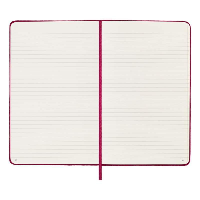 Moleskine Lined Notebook, Limited Edition Velvet Collection, Velvet Hard Cover