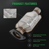 SCITOO 16570 Rear Catalytic Converter,EPA Compliant