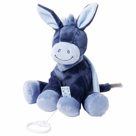 Nattou Mini Music Box, Boys Alex the Donkey 28 cm