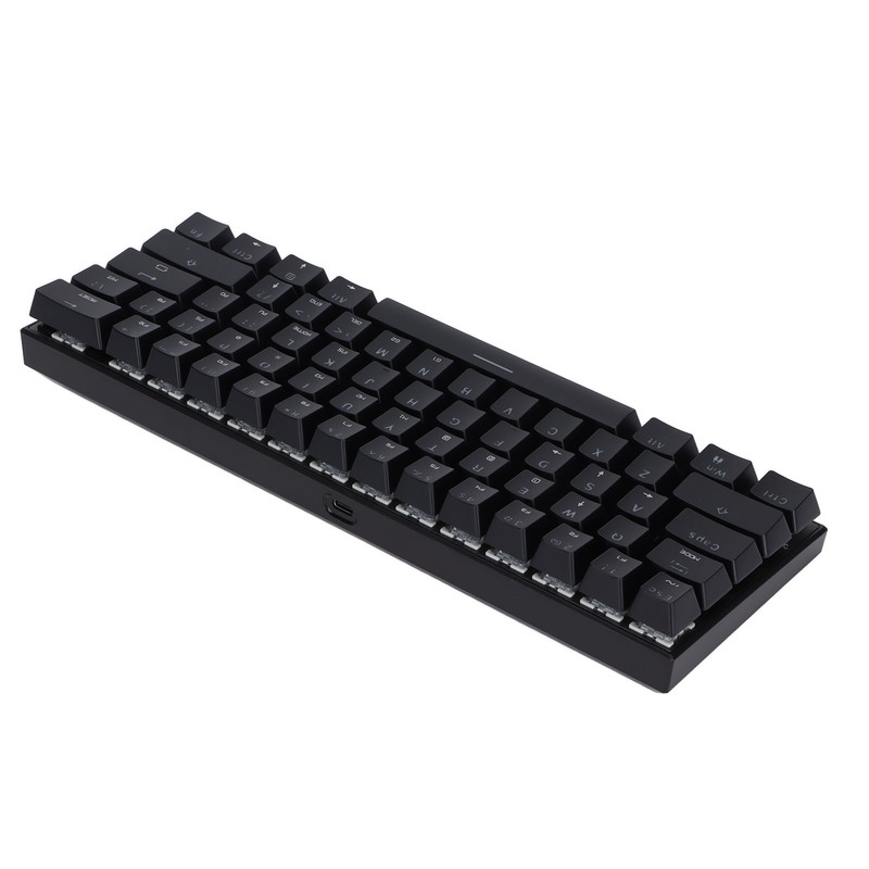Mechanical Keyboard 61 Key RGB Backlit USB Wired Dual Mode