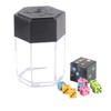 LRESJJIUJ Magician's Dice Simple Children's Magic Skills Dice Bomb Magic Skills 1 Change 8 Dice Novelty Funny Toy Trick Box (Colored, Large)
