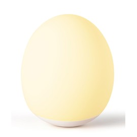 AuroraNiteBeam Silicone Baby Night Light,Egg Night Light for Baby Nursery, 7 Colors Changing & 30-Min Timer Portable Nursery Night Lamp forBaby Nursery & Kids Bedroom,DIY Hand - Painted Custom Lamp