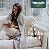 Houseify SNUGGLEVIDA Bamboo Cooling Blanket - Temperature Regulating Waffle Blanket