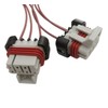 2X Headlight and Turn Signal Bulb Wiring Harness Pigtail Connector