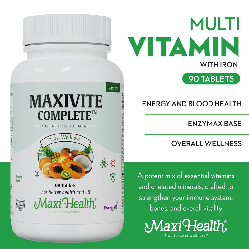 Maxi Health Complete Once Daily Vitamins for Men & Women