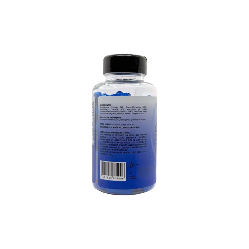 Nad Nicotinamida Ribosido 120 Capsulas All Nature