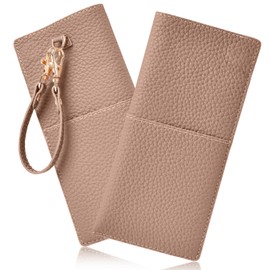 YooFa Glasses Case, Stylish, Women's, Soft, Eyeglass Case with Buckle, Stylish, Thin, Eyeglass Storage Bag, Cute, Slim, Portable, Sunglasses Case, Stylish, Glasses Case, Hand Strap, Compact, Glasses