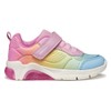 Geox Girls' J Fadinlight Girl C Trainers, Pink multi-coloured, 34