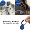 CDM Supply Original Self-Locking Cable Ring, Key Ring, Waterproof Nylon