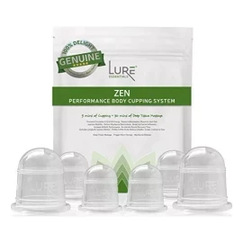 LURE Home Spa Zen Terapia De Ahuecamiento 6 Juego De Tazas De Masajes Para