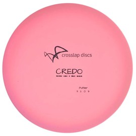 Credo by Crosslap Discs | Base Advanced Plastic | Wide Diameter Disc Golf Putter (Colors Vary)