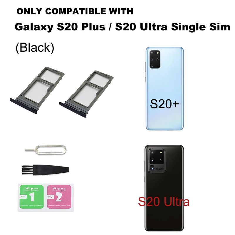 2 PCS for Galaxy S20 Plus S20 Ultra Single SIM