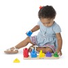 Melissa & Doug Tablero para Apilar y Clasificar, Juguete Educativo,
