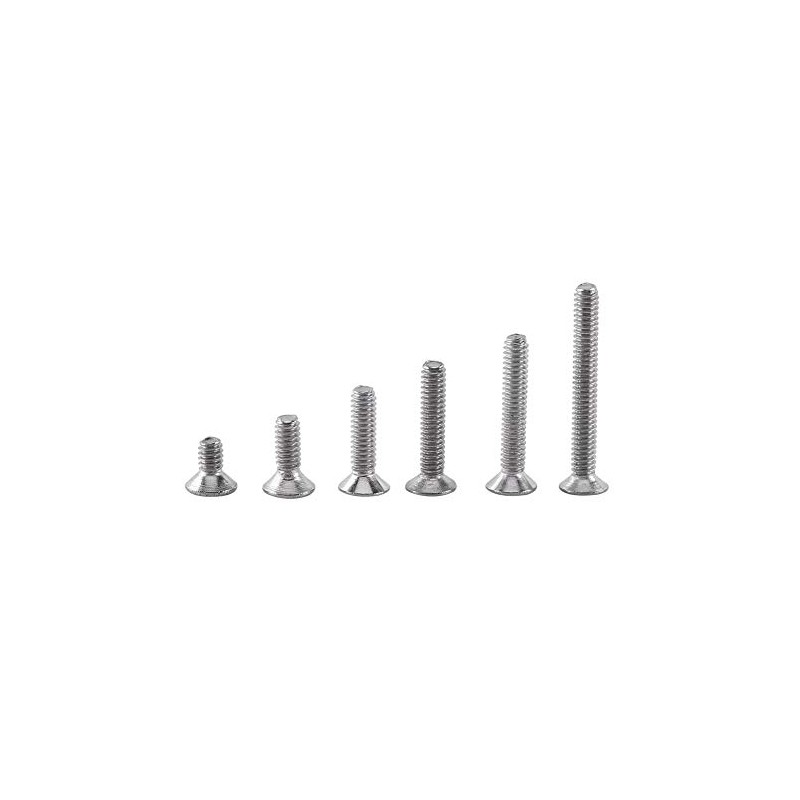 Tornillos de Cabeza Hexagonal y Tuercas M2, Surtido de 250