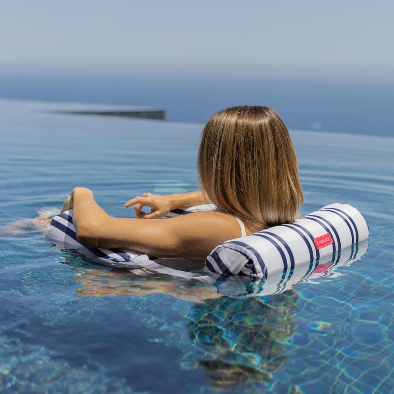 Flamingueo Water Hammock, Floating Seat, Headrest and Armrest, PVC and