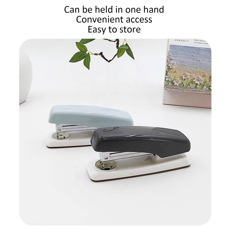 Office Desktop Stapler, 20 Sheets Capacity Prevent Slip Portable Stapler