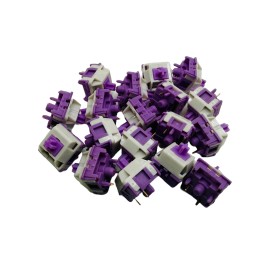 dangkeebs Hand Lubed / Filmed Blueberry Swirl Linear Switches (90 Switches)