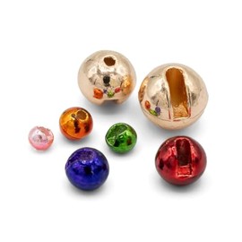 Umpqua Radiant Slotted Tungsten Bead 4.6 mm Red