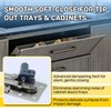 Hxszk LD-0220-50SC Soft-Close Pivot Hinges 2-Pack, Silent Tip Out Tray