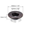 uxcell Sink Overflow Covers Kitchen Basin Trim Round Hole Caps