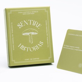 SENTIRE Historias – Juego de Cartas, Juego Mesa Familiar, 56 Cartas para Contar Historias, Compartir Recuerdos y Crear conexión. Regalo Original para Adultos, Amigos, Parejas y Familia