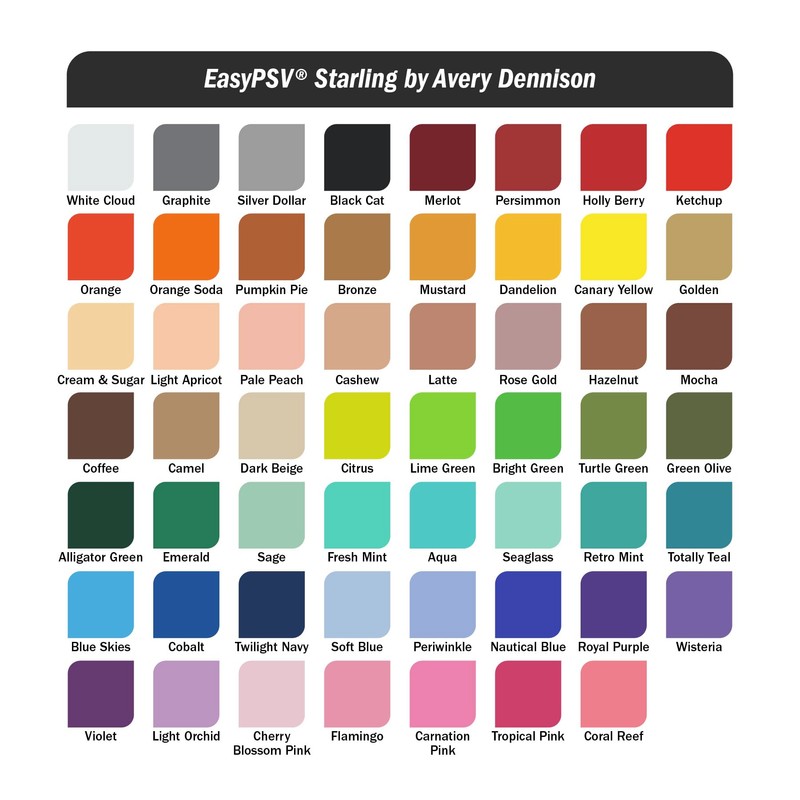 Siser EasyPSV Starling de Avery Dennison 12 x 5 m