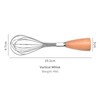 Jicyor Whisk, Vertical Whisk, Stainless Steel Whisk with Sturdy and