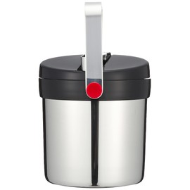 Thermos JIN-1300 SBK Vacuum Insulated Ice Pail, Stainless Steel, Black
