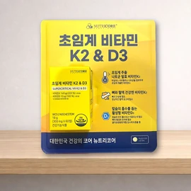 Panemiro Partners Nutricore Vitamin K2 Supercritical Vitamin K2 Vitamin DK2 60 tablets, 3 units / 뉴트리코어 비타민k2 초임계비타민k2 비타민dk2 60정, 3개