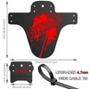 NICEDACK Mud Guard, 2Pcs MTB Bicycle Mudguards for 26" 650B
