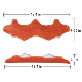 8 Packs of Extended Welding Helmet sweatbands, Helmet sweatbands, air Cushion sweatbands (Lengtheed Orange)