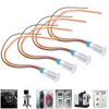 4 Sets PreWired Round LEDs Waterproof 2Color Signal Light Common