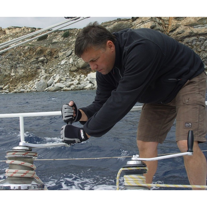 MOTIVEX Sailing Gloves Black / Grey Back Neoprene All Fingers