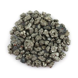 GEMKORA 50 carats Raw Golden-Pyrite Crystals, Wholesale Lot, Natural Gemstone, Rough Crystals, Rock Stones, Jewelry Making Supplies, DIY & Crafts, 10 to 14 mm