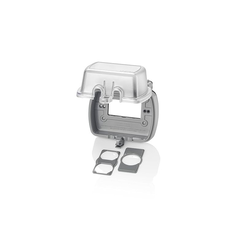Leviton Weatherproof Outlet Box, Extra Duty 1-Gang While-In-Use Cover Includes